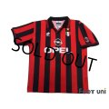 AC Milan 1996-1997 Home Shirt #9 George Weah Scudetto Patch/Badge