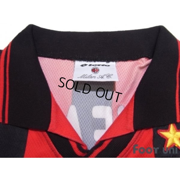 Photo5: AC Milan 1996-1997 Home Shirt #9 George Weah Scudetto Patch/Badge