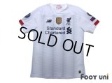 Liverpool 2019-2020 Away Authentic Shirt #11 Mohamed Salah Champions League Patch/Badge