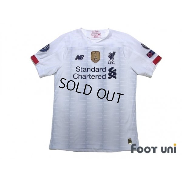 Photo1: Liverpool 2019-2020 Away Authentic Shirt #11 Mohamed Salah Champions League Patch/Badge