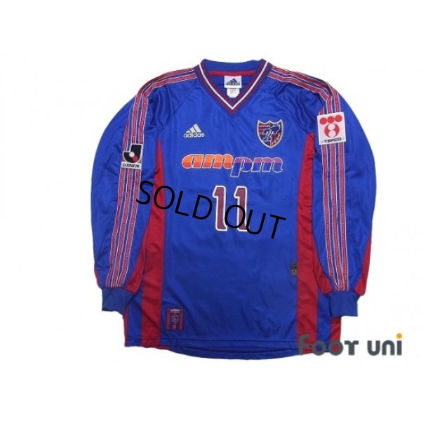 Photo1: F.C. Tokyo 1999-2000 Home Long Sleeve Shirt #11