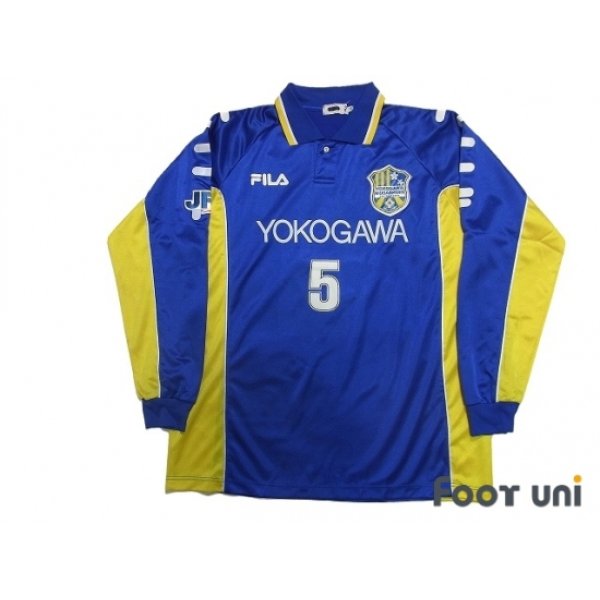 Photo1: Yokogawa MUSASHINO FC 2003 Home Long Sleeve Shirt #5
