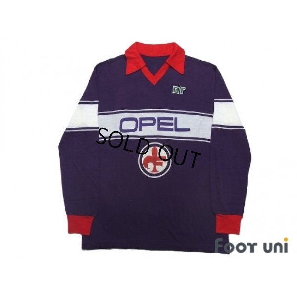 Photo1: Fiorentina 1984-1985 Home Long Sleeve Shirt #10