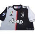 Photo3: Juventus 2019-2020 Home Authentic Shirt Serie A Tim Patch/Badge