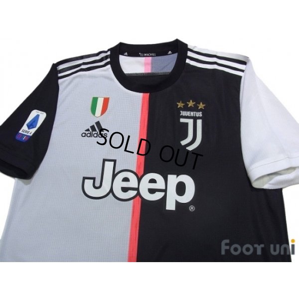 Photo3: Juventus 2019-2020 Home Authentic Shirt Serie A Tim Patch/Badge