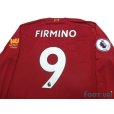 Photo4: Liverpool 2019-2020 Home Long Sleeve Shirt #9 Firmino Premier League Patch/Badge
