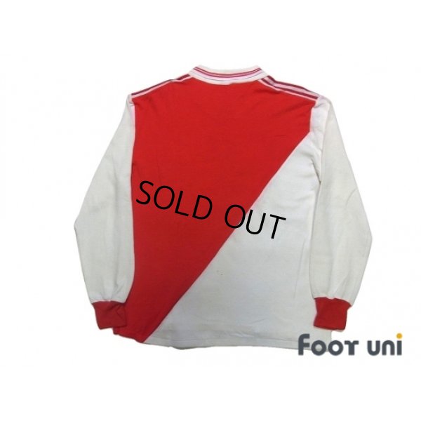 Photo2: AS Monaco 1986-1987 Home Long Sleeve Shirt