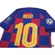 Photo4: FC Barcelona 2019-2020 Home Authentic Shirt #10 Messi Champions League Patch/Badge