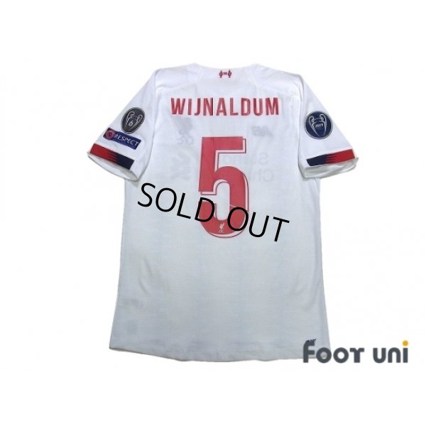 Photo2: Liverpool 2019-2020 Away Authentic Shirt #5 Wijnaldum Champions League Patch/Badge