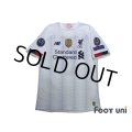 Liverpool 2019-2020 Away Authentic Shirt #5 Wijnaldum Champions League Patch/Badge