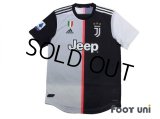 Juventus 2019-2020 Home Authentic Shirt Serie A Tim Patch/Badge