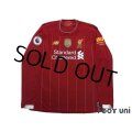Liverpool 2019-2020 Home Long Sleeve Shirt #9 Firmino Premier League Patch/Badge