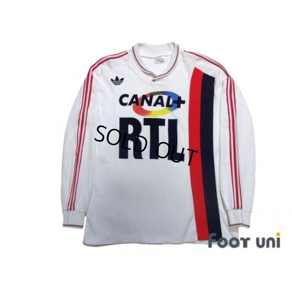 Photo1: Paris Saint Germain 1987-1988 Home Long Sleeve Shirt