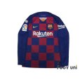 Photo1: FC Barcelona 2019-2020 Home Long Sleeve Shirt #3 Pique La Liga Patch/Badge (1)