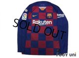 FC Barcelona 2019-2020 Home Long Sleeve Shirt #3 Pique La Liga Patch/Badge