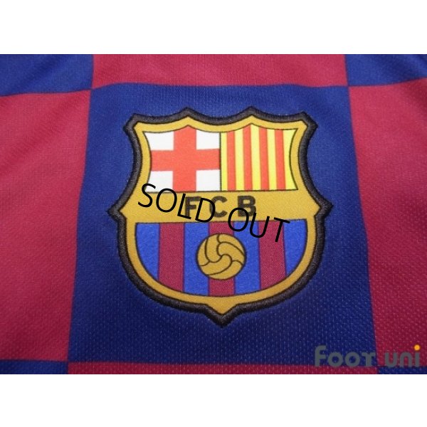 Photo6: FC Barcelona 2019-2020 Home Long Sleeve Shirt #3 Pique La Liga Patch/Badge
