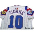 Photo4: France Euro 1996 Away Shirt #10 Zidane UEFA Euro 1996 Patch/Badge UEFA Fair Play Patch/Badge