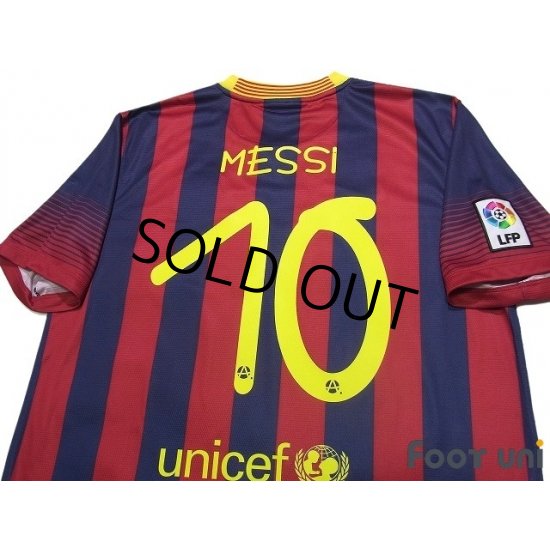 Maillot FC Barcelone 2013/2014 – Lionel Messi #10 – Taille L – Occasion Très Bon état (4+/5)