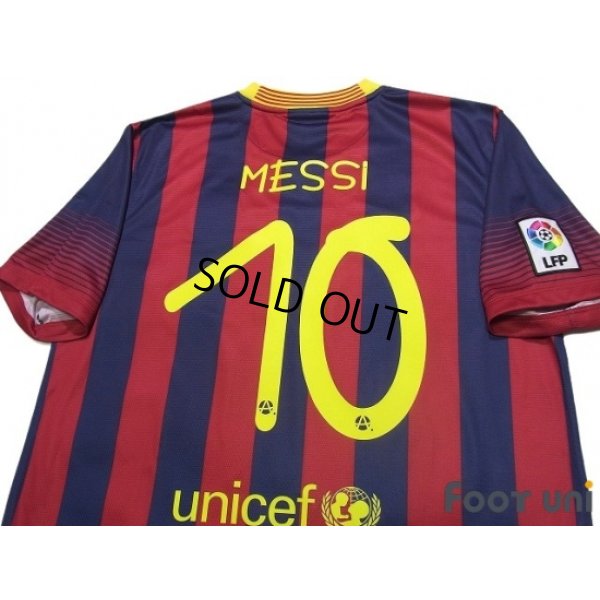 Photo4: FC Barcelona 2013-2014 Home Shirt #10 Messi LFP Patch/Badge