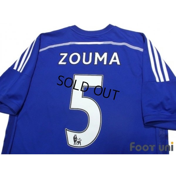 Photo4: Chelsea 2014-2015 Home Shirt #5 Kurt Zouma