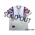 France Euro 1996 Away Shirt #10 Zidane UEFA Euro 1996 Patch/Badge UEFA Fair Play Patch/Badge