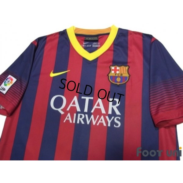 Photo3: FC Barcelona 2013-2014 Home Shirt #10 Messi LFP Patch/Badge