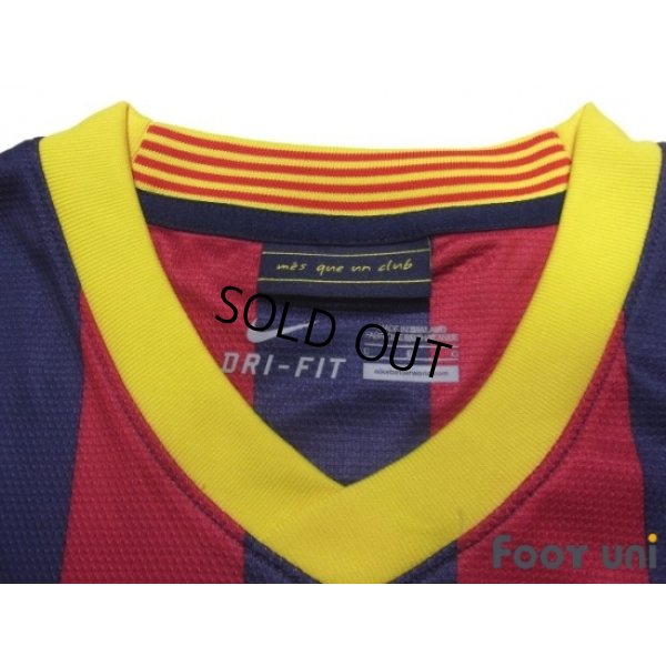 Photo5: FC Barcelona 2013-2014 Home Shirt #10 Messi LFP Patch/Badge