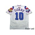 Photo2: France Euro 1996 Away Shirt #10 Zidane UEFA Euro 1996 Patch/Badge UEFA Fair Play Patch/Badge (2)