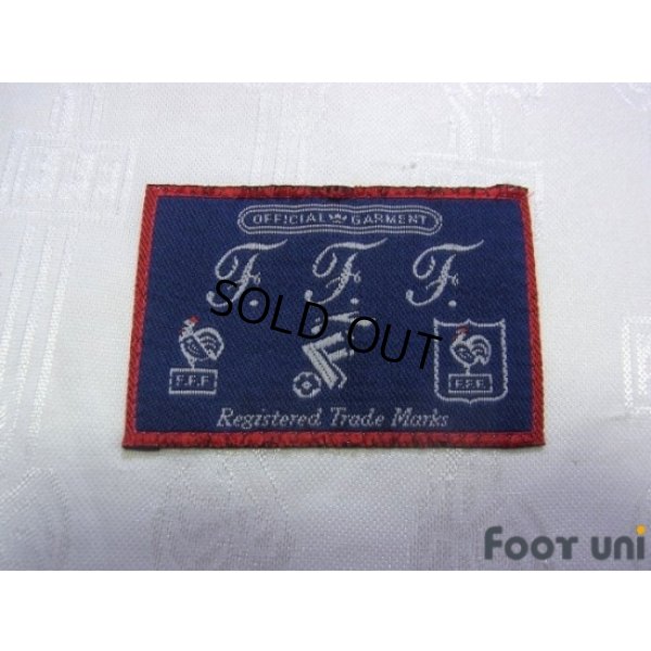 Photo7: France Euro 1996 Away Shirt #10 Zidane UEFA Euro 1996 Patch/Badge UEFA Fair Play Patch/Badge