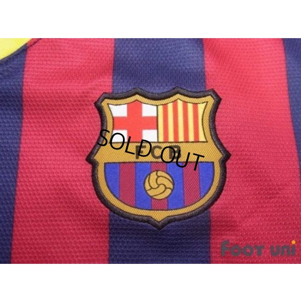 Photo6: FC Barcelona 2013-2014 Home Shirt #10 Messi LFP Patch/Badge
