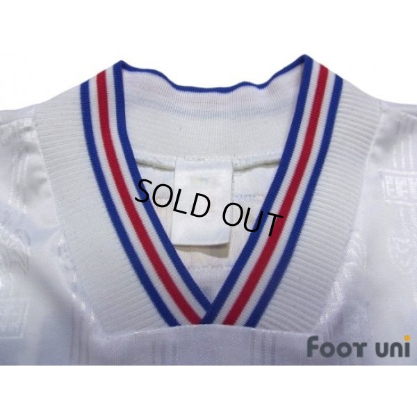 Photo5: France Euro 1996 Away Shirt #10 Zidane UEFA Euro 1996 Patch/Badge UEFA Fair Play Patch/Badge