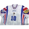 Photo3: France Euro 1996 Away Shirt #10 Zidane UEFA Euro 1996 Patch/Badge UEFA Fair Play Patch/Badge