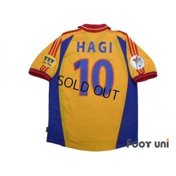 Photo2: Romania Euro 2000 Home Shirt #10 Gheorghe Hagi UEFA Euro 2000 Patch/Badge UEFA Fair Play Patch/Badge