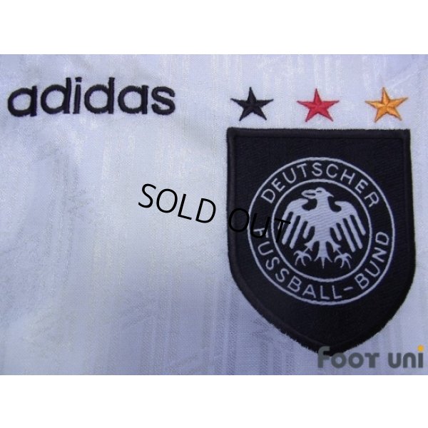Photo6: Germany Euro 1996 Home Shirt #18 Klinsmann UEFA Euro 1996 Patch/Badge UEFA Fair Play Patch/Badge