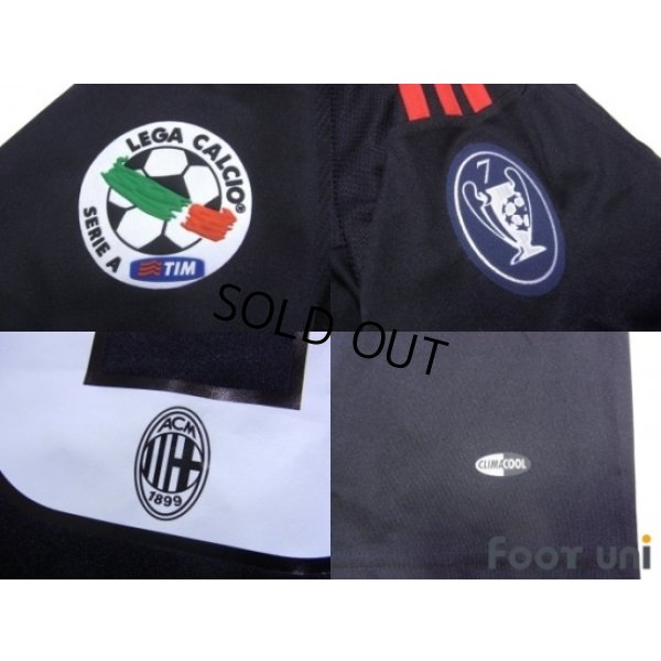 Photo8: AC Milan 2008-2009 3rd Shirt #80 Ronaldinho Lega Calcio Patch/Badge