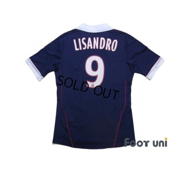 Photo2: Olympique Lyonnais 2011-2012 Away Shirt #9 Lisandro Lopez