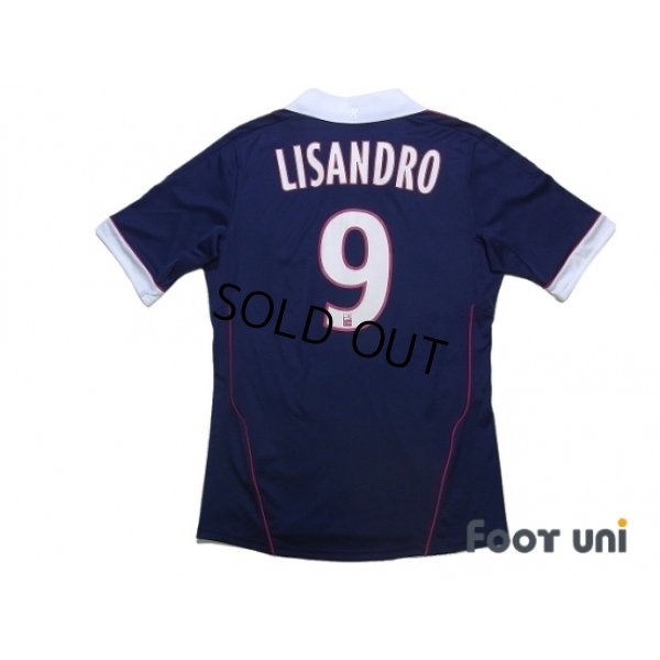 Photo2: Olympique Lyonnais 2011-2012 Away Shirt #9 Lisandro Lopez