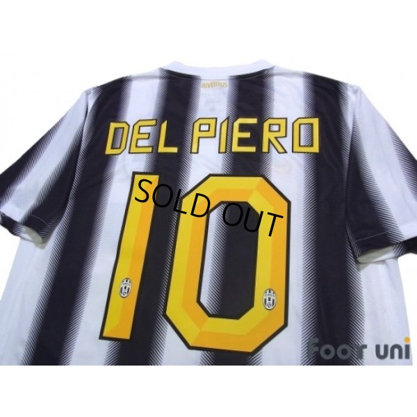 Photo4: Juventus 2011-2012 Home Shirt #10 Del Piero