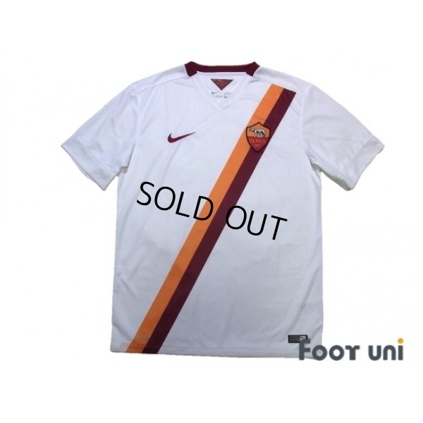 Photo1: AS Roma 2014-2015 Away Shirt #10 Totti