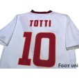 Photo4: AS Roma 2014-2015 Away Shirt #10 Totti