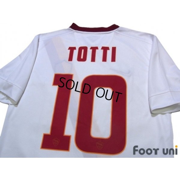 Photo4: AS Roma 2014-2015 Away Shirt #10 Totti