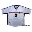 Photo1: Germany 1998 Home Shirt #9 Kirsten (1)