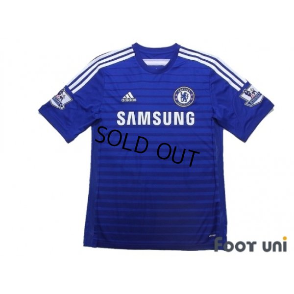 Photo1: Chelsea 2014-2015 Home Shirt #4 Fabregas BARCLAYS PREMIER LEAGUE Patch/Badge
