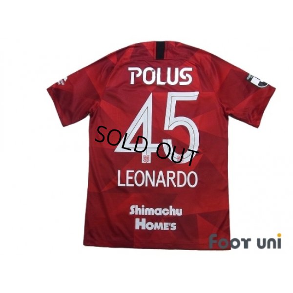 Photo2: Urawa Reds 2020 Home Shirt #45 Leonardo w/tags
