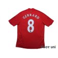 Photo2: Liverpool 2008-2010 Home Shirt #8 Gerrard (2)