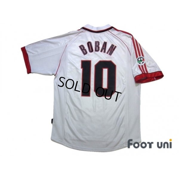 Photo2: AC Milan 1998-1999 Away Shirt #10 Boban Lega Calcio Patch/Badge