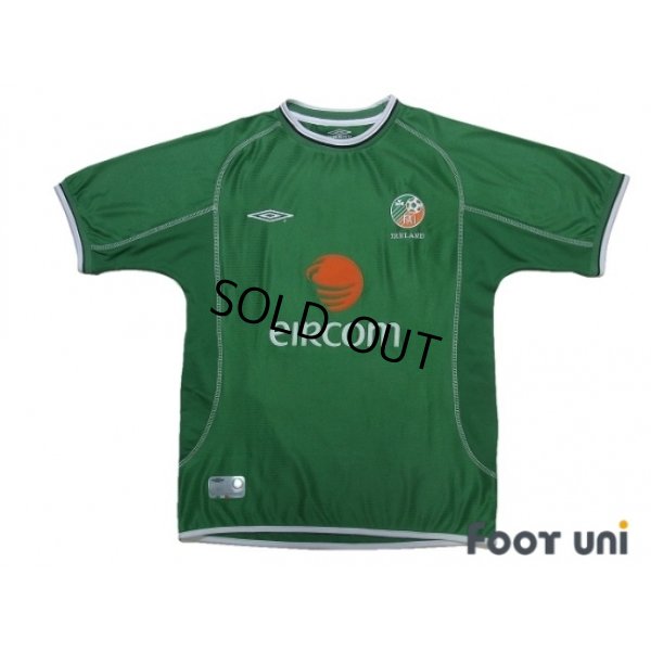 Photo1: Ireland 2002 Home Shirt