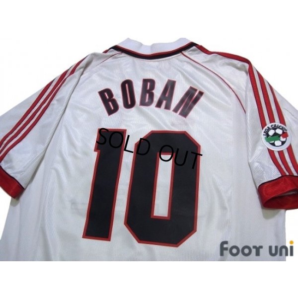 Photo4: AC Milan 1998-1999 Away Shirt #10 Boban Lega Calcio Patch/Badge