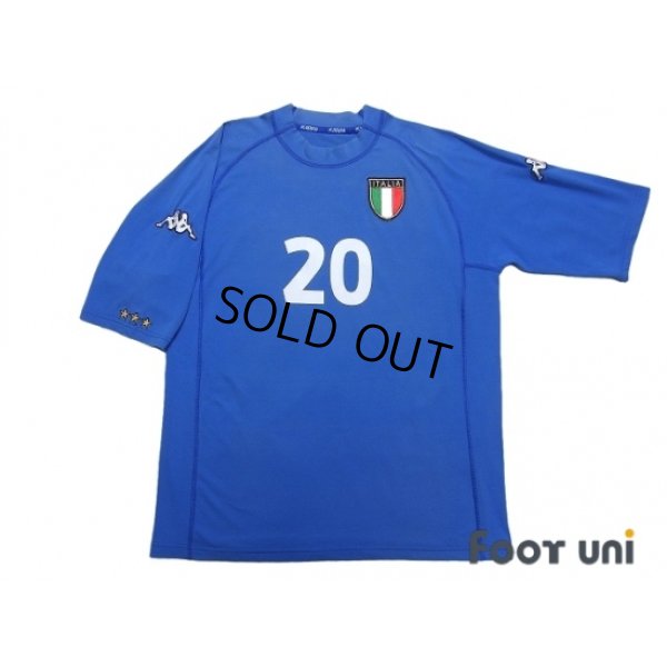 Photo1: Italy Euro 2000 Home Shirt #20 Totti