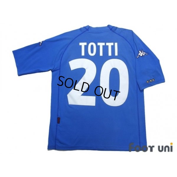 Photo2: Italy Euro 2000 Home Shirt #20 Totti